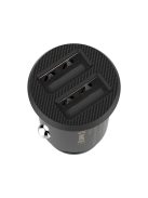 Baseus Grain Car Charger CCALL-ML01 mini charger 2x USB-A 3.1A - black