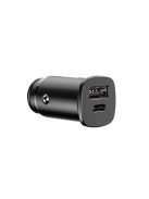 Baseus Square PPS smart car charger with USB Quick Charge 4.0 QC 4.0 and USB-C PD 3.0 SCP ports black (CCALL-AS01)