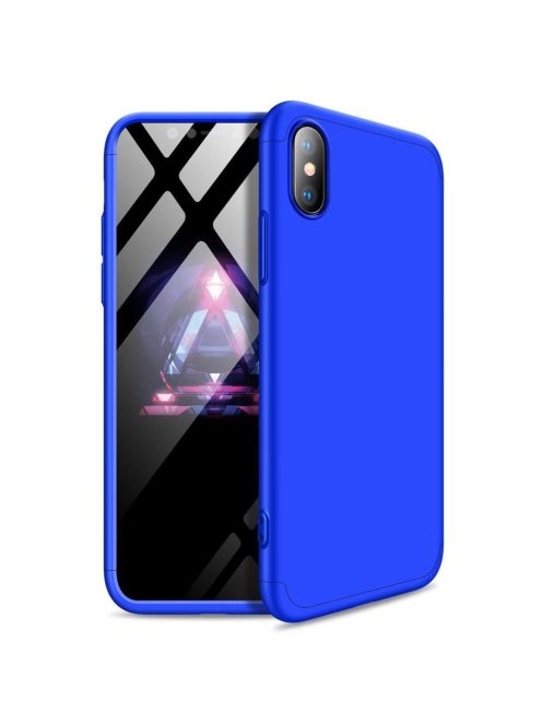 GKK 360 Protection Tok Ütésállókivitel 2in1 Védőtok iPhone XS Max Kék