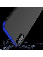 GKK 360 Protection Tok Ütésállókivitel 2in1 Védőtok iPhone XS Max Fekete-Kék