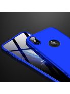 GKK 360 Protection Tok Ütésállókivitel 2in1 Védőtok iPhone XS Max Kék (Látható Logo)