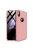 GKK 360 Protection Tok Ütésállókivitel 2in1 Védőtok iPhone XS Max Rózsaszín (Látható Logo)