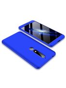 GKK 360 Protection Tok Ütésállókivitel 2in1 Védőtok Nokia 6.1 Kék
