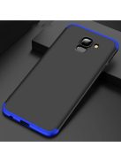 GKK 360 Protection Tok Ütésállókivitel 2in1 Védőtok Samsung Galaxy A6 2018 A600 Fekete-Kék