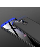 GKK 360 Protection Tok Ütésállókivitel 2in1 Védőtok Samsung Galaxy A6 Plus 2018 A605 Fekete-Kék