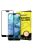 Üvegfólia Kijelzővédő Tempered Glass Tokbarát Nokia 7.1 Fekete Keret