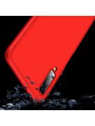 GKK 360 Protection Tok Ütésállókivitel 2in1 Védőtok Samsung Galaxy A7 2018 A750 Piros