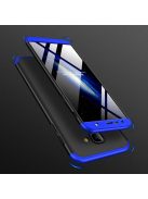 GKK 360 Protection Tok Ütésállókivitel 2in1 Védőtok Samsung Galaxy J4 Plus 2018 J415 Fekete-Kék
