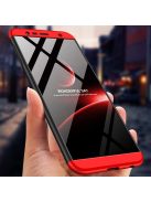 GKK 360 Protection Tok Ütésállókivitel 2in1 Védőtok Samsung Galaxy J6 Plus 2018 J610 Fekete-Piros