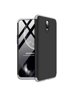   GKK 360 Protection Tok Ütésállókivitel 2in1 Védőtok OnePlus 6T Fekete-Ezüst
