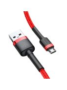 Baseus Cafule Cable CAMKLF-B09 USB-A / micro USB 2.4A 1 m - red