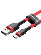 Baseus Cafule USB-A / USB-C QC 3.0 3A 0.5 m cable - red