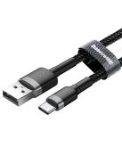 Baseus Cafule Cable durable nylon cable USB / USB-C QC3.0 2A 2M black-gray (CATKLF-CG1)