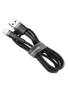 Baseus Cafule USB-A / Lightning 2.4A QC 3.0 cable 1 m - black-gray