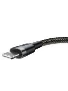 Baseus Cafule USB-A / Lightning 2.4A QC 3.0 cable 1 m - black-gray