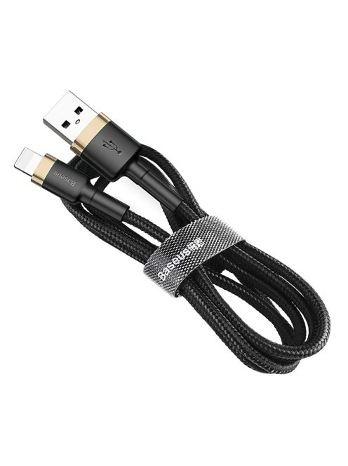 Baseus Cafule USB-A / Lightning 2.4A QC 3.0 cable 1 m - black and gold