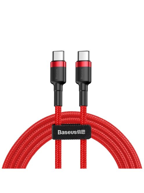 Baseus CATKLF-G09 USB-C - USB-C PD QC cable 60W 3A 480Mb/s 1m - red