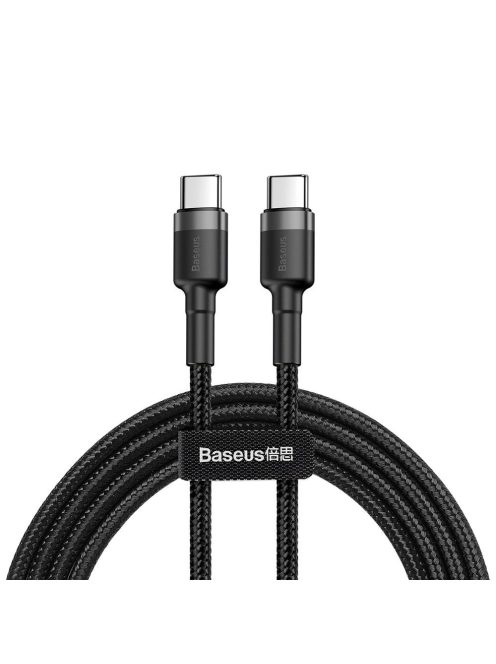 Baseus CATKLF-GG1 USB-C - USB-C PD QC cable 60W 3A 480Mb/s 1m - black and gray