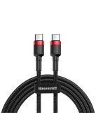 Baseus CATKLF-G91 USB-C - USB-C PD QC cable 60W 3A 480Mb/s 1m - black and red