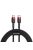 Baseus CATKLF-G91 USB-C - USB-C PD QC cable 60W 3A 480Mb/s 1m - black and red