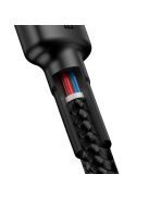 Baseus CATKLF-G91 USB-C - USB-C PD QC cable 60W 3A 480Mb/s 1m - black and red