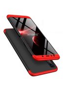 GKK 360 Protection Tok Ütésállókivitel 2in1 Védőtok Samsung Galaxy A9 2018 A920 Fekete-Piros