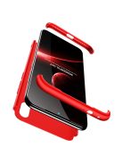 GKK 360 Protection Tok Ütésállókivitel 2in1 Védőtok Xiaomi Redmi Note 7 Piros