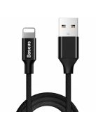 Baseus Yiven fabric braided cable USB / Lightning 1.8M black (CALYW-A01)