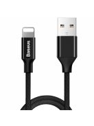 Baseus Yiven fabric braided cable USB / Lightning 1.2M black (CALYW-01)