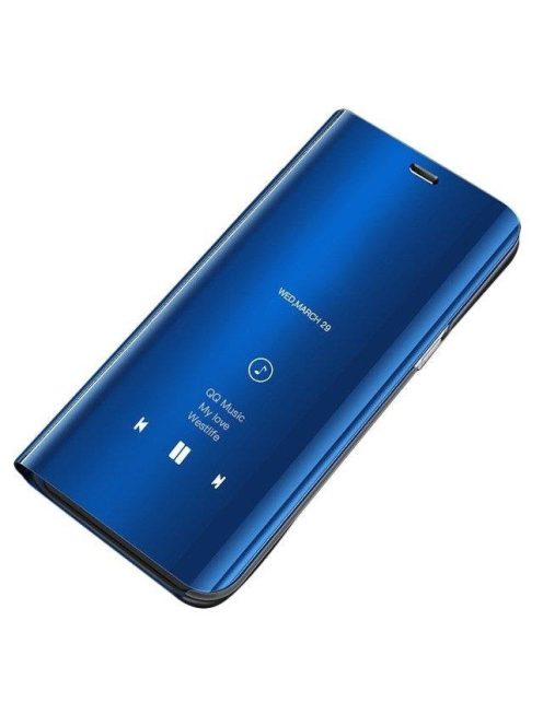 Clear View Notesz Tok Mirror Hivásmutató Funkcióval Huawei P Smart 2019 Kék