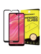 Üvegfólia Kijelzővédő Tempered Glass Tokbarát Huawei Y7 2019 / Y7 Pro 2019 / Y7 Prime 2019 Fekete Keret