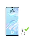 3D Edge Nano Flexi Glass Hybrid Full Screen Protector with frame for Huawei P30 Pro transparent