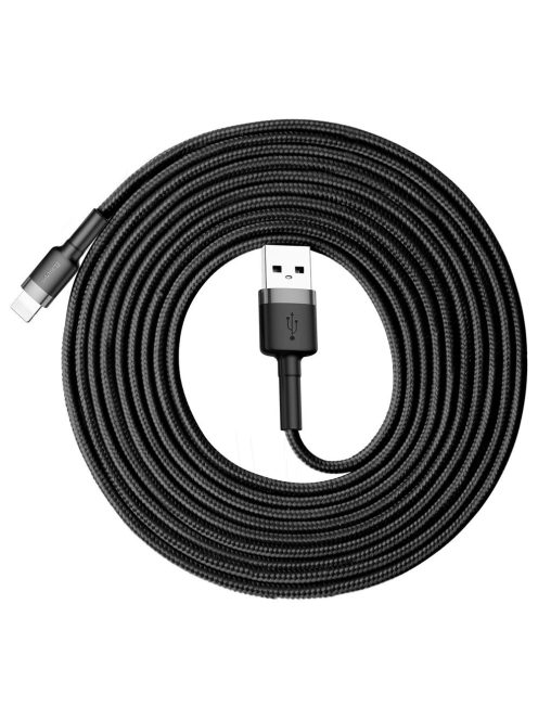 Baseus Cafule USB-A / Lightning 2A QC 3.0 cable 3 m - black and gray