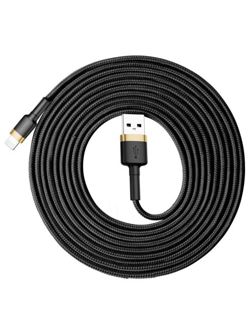 Baseus Cafule USB-A / Lightning 2A QC 3.0 cable 3 m - black and gold