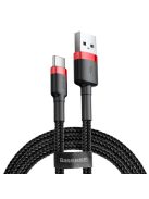 Baseus Cafule Cable durable nylon cable USB / USB-C QC3.0 2A 3M black-red (CATKLF-U91)