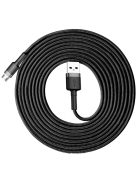 Baseus Cafule Cable durable nylon cable USB / micro USB 2A 3M black-gray (CAMKLF-HG1)