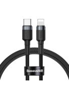 Baseus CATLKLF-G1 Lightning - USB-C PD QC cable 18W 480Mb/s 1m - black and gray