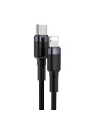 Baseus CATLKLF-G1 Lightning - USB-C PD QC cable 18W 480Mb/s 1m - black and gray