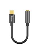 Baseus L54 adapter for USB-C headphones / mini jack 3.5mm DAC 24 bit 48 KHz - black