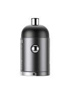 Baseus Tiny Star mini smart USB car charger 30W Quick Charge 3.0 gray (VCHX-A0G)