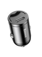 Baseus Tiny Star PPS mini smart car charger USB Type C 30W Quick Charge 3.0 PD 3.0 gray (VCHX-B0G)