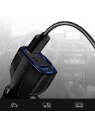 Wozinsky car charger USB x2 and USB C black (WCC-01)