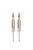 Dudao long stretchable cable AUX mini jack 3.5mm spring 150cm white (L12 white)