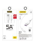 Dudao cable USB / Lightning 5A cable 2m white (L2L 2m white)