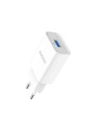 Dudao EU USB 5V/2.4A charger QC3.0 Quick Charge 3.0 + cable USB Type C white (A3EU + Type-c white)