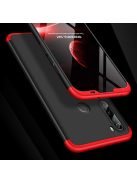 GKK 360 Protection Tok Ütésállókivitel 2in1 Védőtok Xiaomi Redmi Note 8T Fekete-Piros