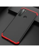 GKK 360 Protection Tok Ütésállókivitel 2in1 Védőtok Xiaomi Redmi Note 8T Fekete-Piros