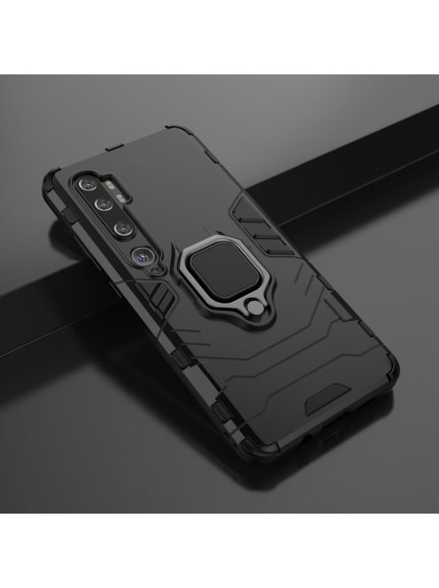 Ring Armor Tok Kickstand Tough Rugged Ütésálló Xiaomi Mi Note 10 / Mi Note 10 Pro / Mi CC9 Pro black
