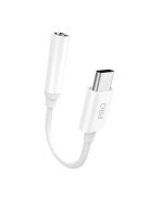 Dudao audio adapter headphone adapter from USB Type C to mini jack 3.5 mm white (L16CPro white)