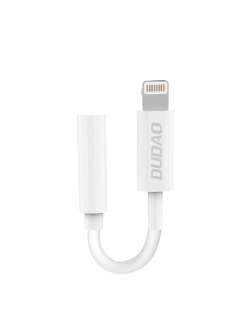 Dudao audio adapter headphone adapter from Lightning to 3.5 mm mini jack white (L16i white)